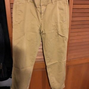 jcrew scout chino, 2. Washed and hanged dry.